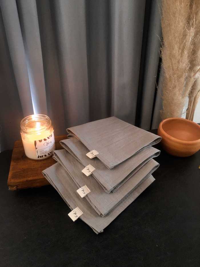 Servilletas de tela tusor